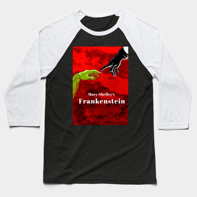 Frankenstein Baseball T-Shirt by lucamendieta